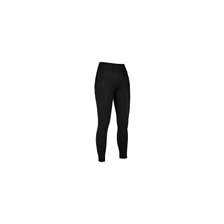 Legging d'équitation Noir Femme HKM Taille Haute