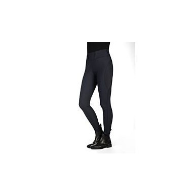 Legging d'équitation Noir Femme HKM Taille Haute