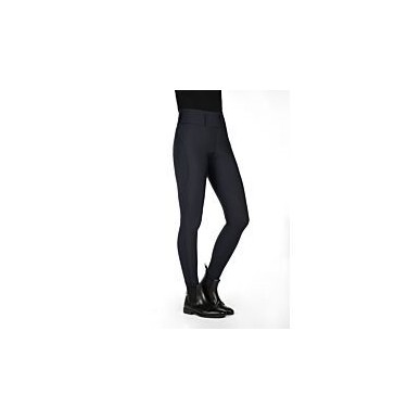 Legging d'équitation Noir Femme HKM Taille Haute