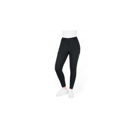 Pantalon chauffant Noir Femme Equithème Heated - Sierra