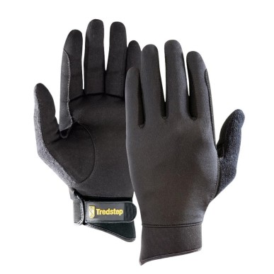 Gants d'équitation Mixte Unisexe Noir Summer Cool - Tredstep