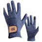 Gants d'équitation Bleu Tattini Lurex Or et Rose Gants d'équitation Bleu Tattini Lurex Or et Rose