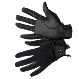 Gants d'équitation T.de.T Paris Noir