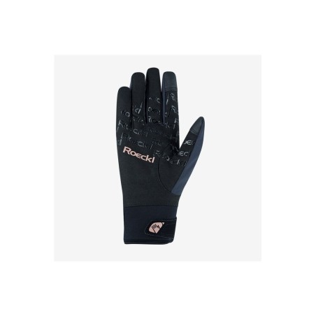 Roeckl - Gants - Paire de Gants Hiver Noir & Cuivre "Waregem" Unisexe