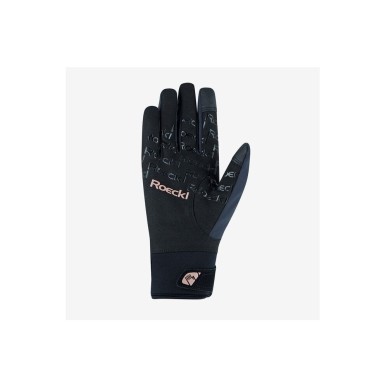 Roeckl - Gants - Paire de Gants Hiver Noir & Cuivre "Waregem" Unisexe