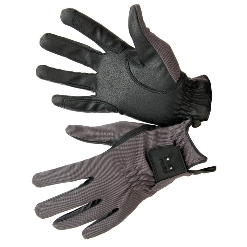 Gants d'équitation T.de.T Paris Marron Gris Gants d'équitation T.de.T Paris Marron Gris