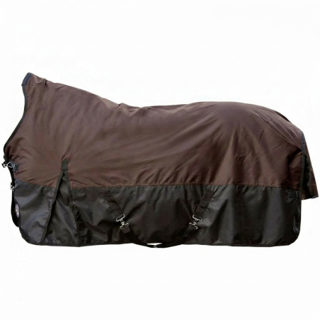 Couverture de box Extérieur 100g Highneck Orlando Marron/Marron foncé - HKM