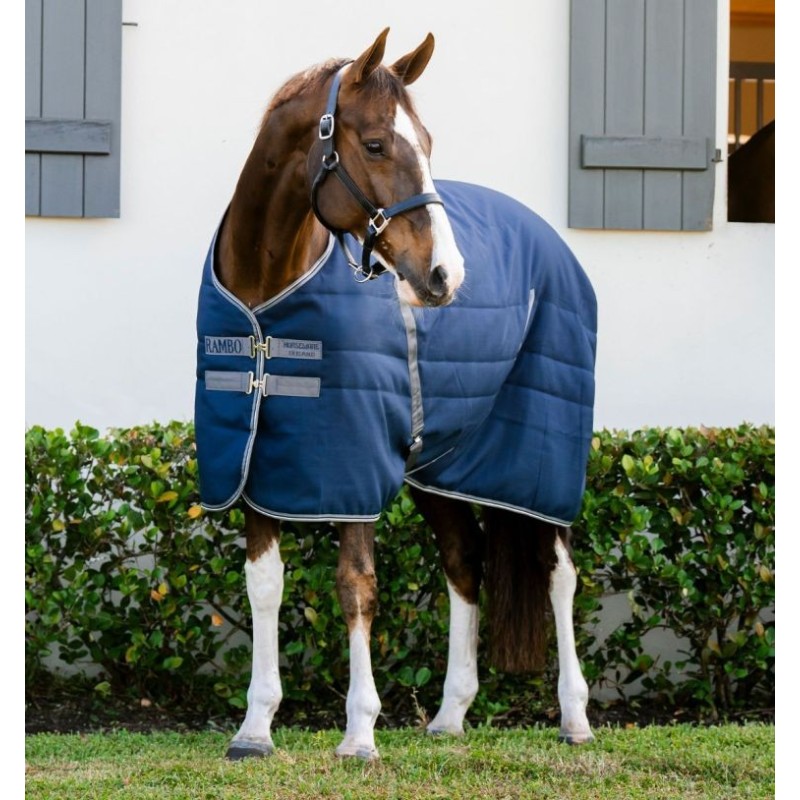 Couverture de box 400g Rambo Stable Marine - Horseware Couverture de box 400g Rambo Stable Marine - Horseware