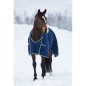 Couverture de box 400g Rambo Optimo Stable Rug Marine/Beige/Cyan - Horseware Couverture de box 400g Rambo Optimo Stable Rug Marine/Beige/Cyan - Horseware
