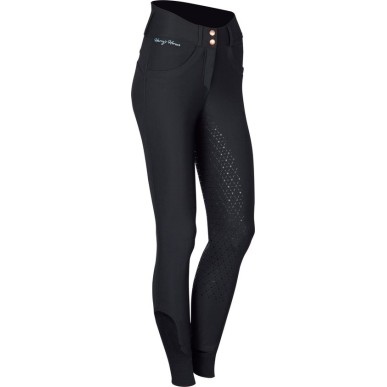Pantalon d'équitation femme Harry's horse full grip noir