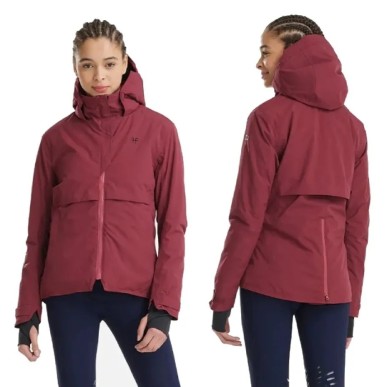Manteau & parka d'équitation pour femme Essential Horse Pilot Bordeaux