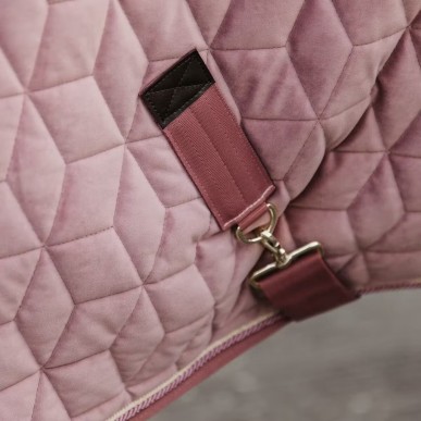 Couverture de box Show Rug Velvet 160g Rose - Kentucky