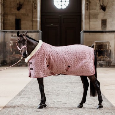 Couverture de box Show Rug Velvet 160g Rose - Kentucky