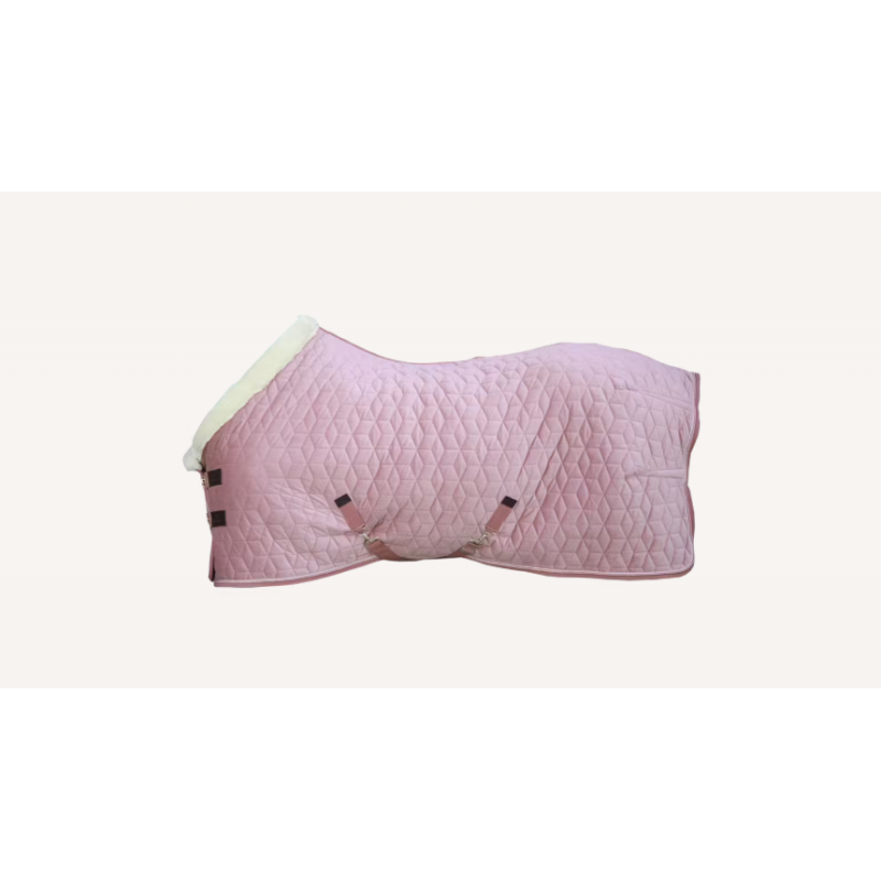 Couverture de box Show Rug Velvet 160g Rose - Kentucky