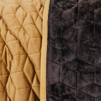 Couverture de box Show Rug Velvet 160g Moutarde - Kentucky