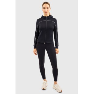 Sweat zippé à capuche Bryssea HARCOUR Marine