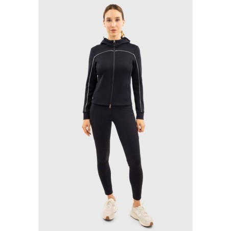 Sweat zippé à capuche Bryssea HARCOUR Marine