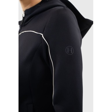 Sweat zippé à capuche Bryssea HARCOUR Marine