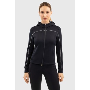 Sweat zippé à capuche Bryssea HARCOUR Marine