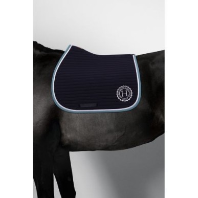Tapis de selle CSO Harcour Karembar Marine/Paon