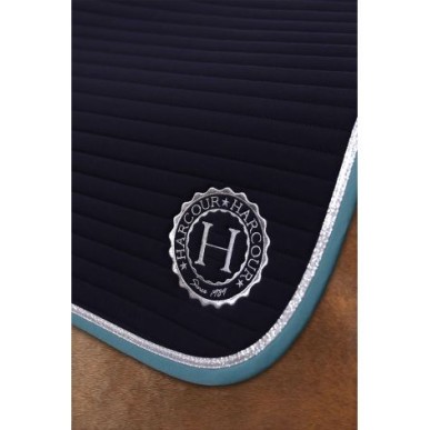 Tapis de selle CSO Harcour Karembar Marine/Paon