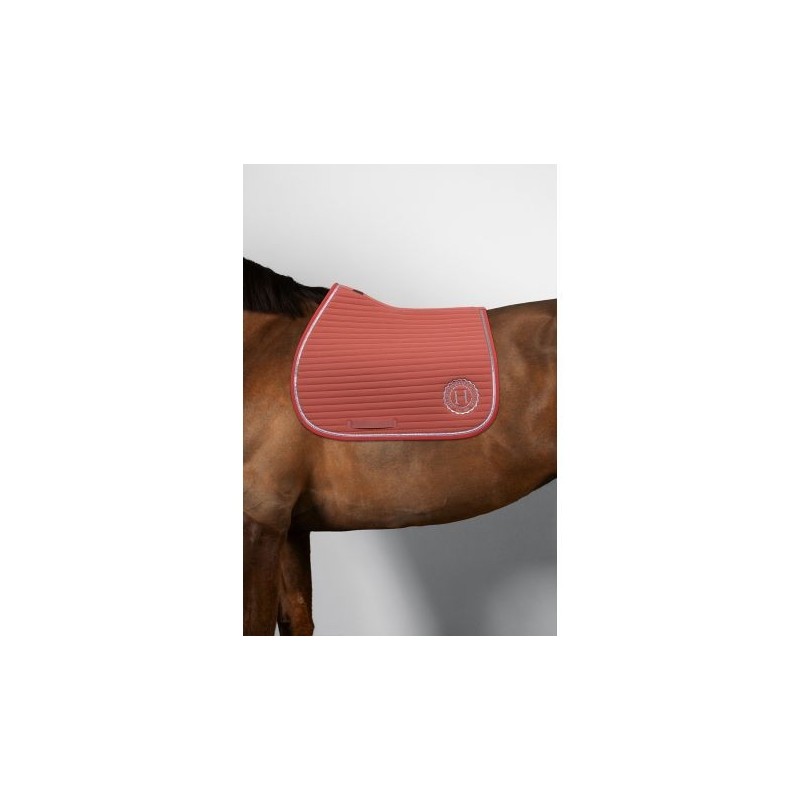 Tapis de selle Karembar Rose Aurore - Harcour Tapis de selle Karembar Rose Aurore - Harcour