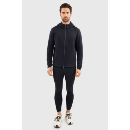 Sweat zippé Bryss Homme Marine - Harcour