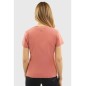 Tee-shirt col V Berenice Rose Aurore Femme - Harcour Tee-shirt col V Berenice Rose Aurore Femme - Harcour