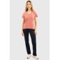 Tee-shirt col V Berenice Rose Aurore Femme - Harcour Tee-shirt col V Berenice Rose Aurore Femme - Harcour