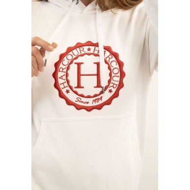 Sweat unisexe Harcour Sama Blanc