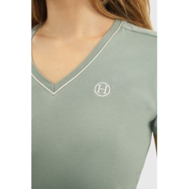 Tee-shirt col V Berenice Colibri Femme - Harcour