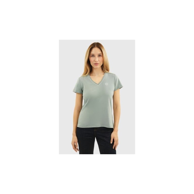 Tee-shirt col V Berenice Colibri Femme - Harcour Tee-shirt col V Berenice Colibri Femme - Harcour