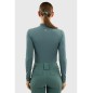 Polo technique Tess Femme HARCOUR Paon