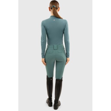Polo technique Tess Femme HARCOUR Paon