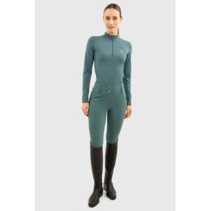 Polo technique Tess Femme HARCOUR Paon