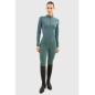 Polo technique Tess Femme HARCOUR Paon