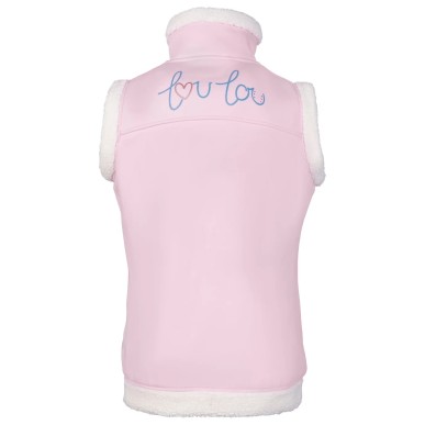 Veste sans manche enfant Harry's horse Loulou rose