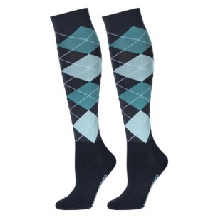 Chaussettes d'equitation Check Harry's horse Black sand