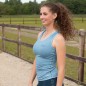 Tee-shirt Tanktop Sporty Femme Bleu Ciel - Harry's Horse Tee-shirt Tanktop Sporty Femme Bleu Ciel - Harry's Horse