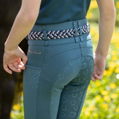 Legging d'équitation Equitights LouLou Full Grip Tapestry Femme - Harry's Horse