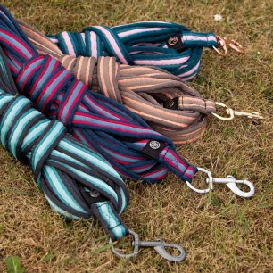 Longe Soft Stripe 8 mètres Noir - Harry's Horse