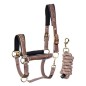 Licol et longe Equestrian Society Harry's horse coffee quartz Licol et longe Equestrian Society Harry's horse coffee quartz