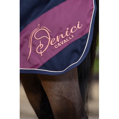 Couverture Polaire Harry's Horse Collection Denici Cavalli Maroon