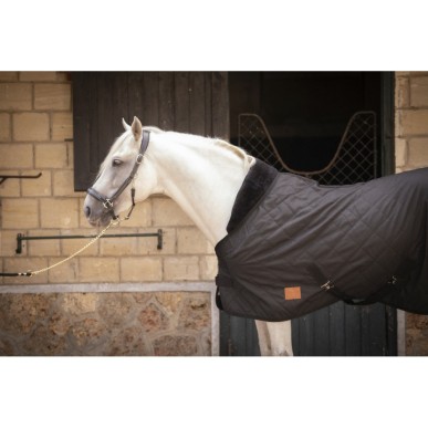 Couverture de box Paddock Sports Matelassée Noir