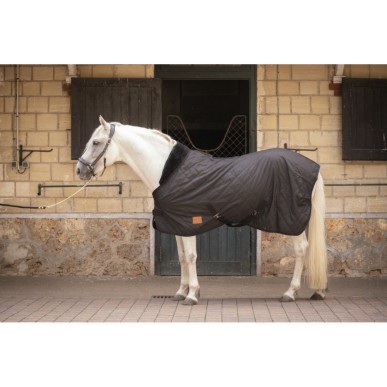 Couverture de box Paddock Sports Matelassée Noir