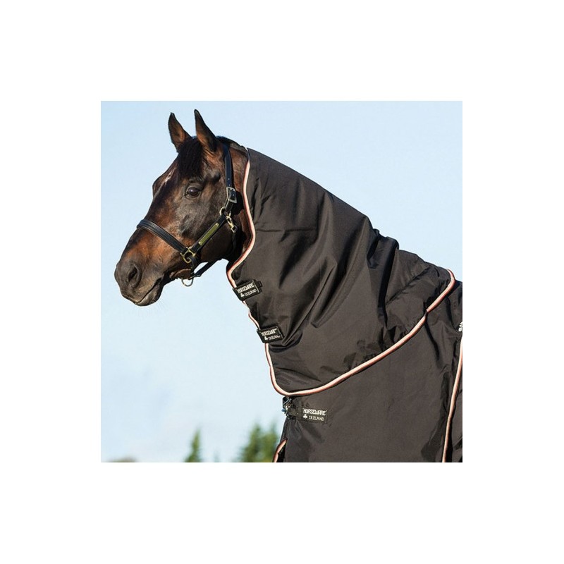 Couvre-cou Rambo Optimo Hood 150g Noir - Horseware Couvre-cou Rambo Optimo Hood 150g Noir - Horseware