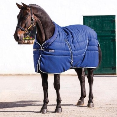 Couverture Extérieur Rambo Cosy Stable Poney 400g Marine - Horseware