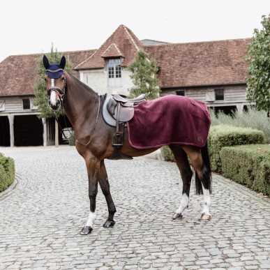 Couvre-reins Carré Séchant Heavy Fleece Bordeaux - Kentucky
