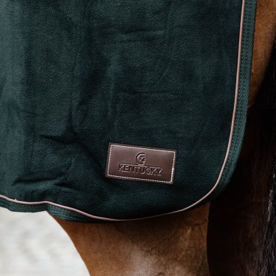 Couvre-reins Carré Séchant Heavy Fleece Vert Sapin - Kentucky