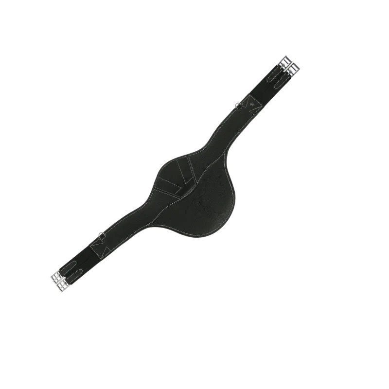 Sangle Bavette anatomique Norton Pro cuir noir Sangle Bavette anatomique Norton Pro cuir noir